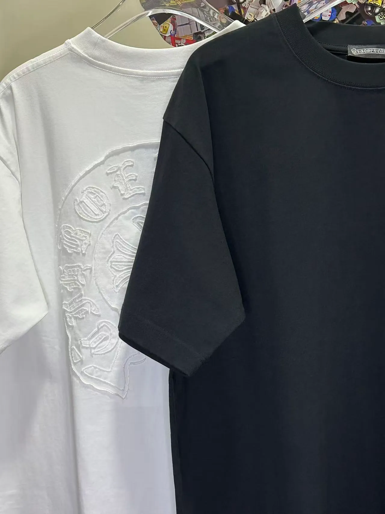 L 26951# Come Hearts ( ） ： 🪡 + 🪡 ：Black White SIZE：S-XXL